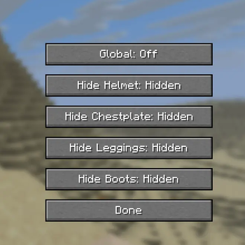 ArmorVisibility — screenshot 1