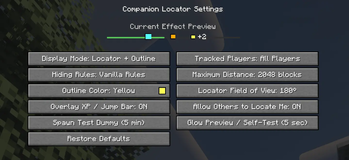 Configuration Menu (English) / 设置界面（英文）