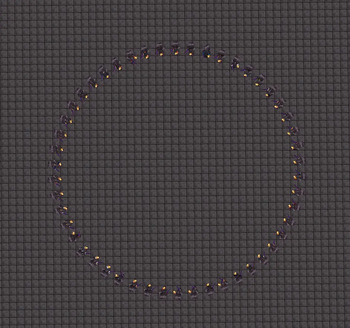 Ring of Bots in Netherite Armour 