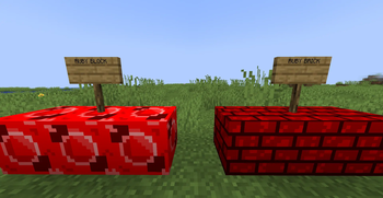 Ruby Block & Ruby Brick Block
