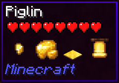 Piglin's tooltip in WTHIT