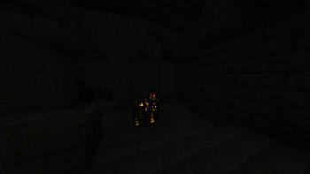 Golden spawner in dungeon