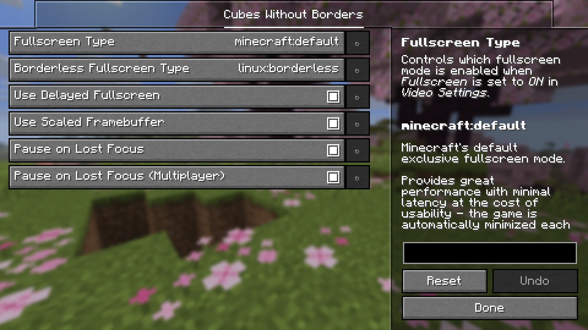 Mod Settings