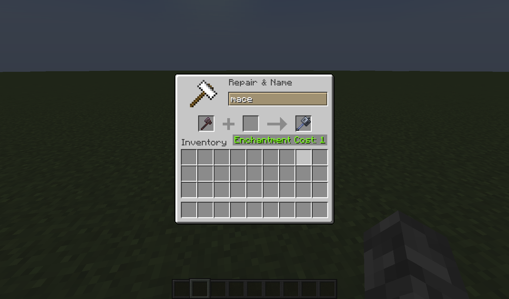 Resource Pack Rename axe2mace - Gallery