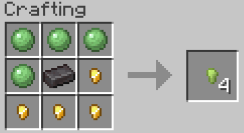 Slime metal nugget craft.