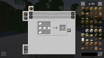 Paper Plane JEI recipe