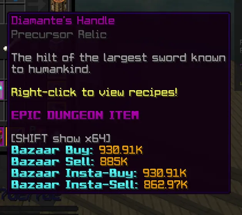 Item Prices Bazaar