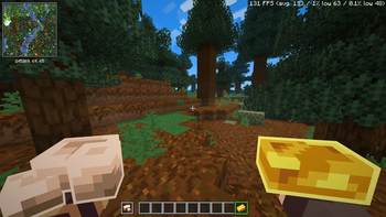 Raw Iron & Gold Ingot