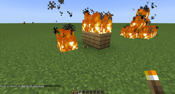 The fire spreads