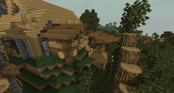 Witch hut in a village?