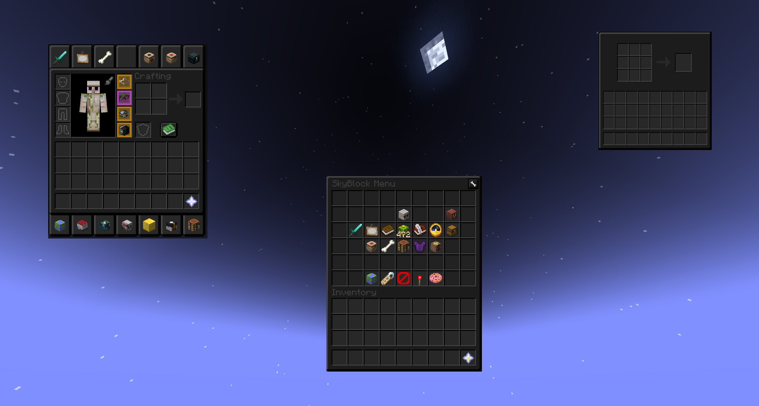 Skyblock Dark UI - 2