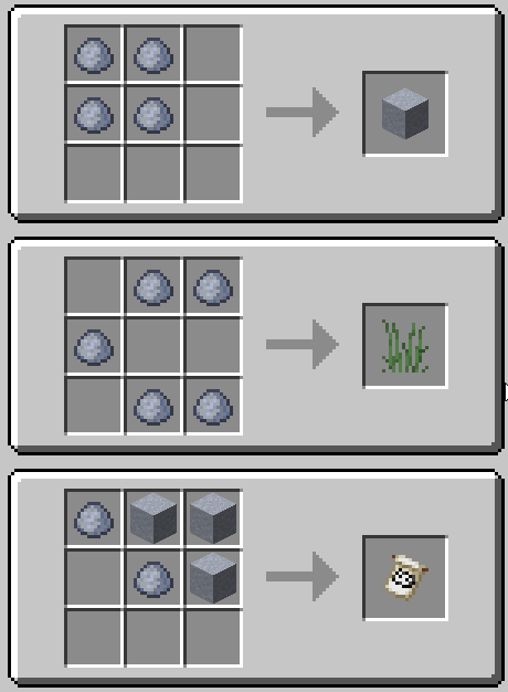 Crafting Table Recipes