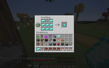Diamond chestplate