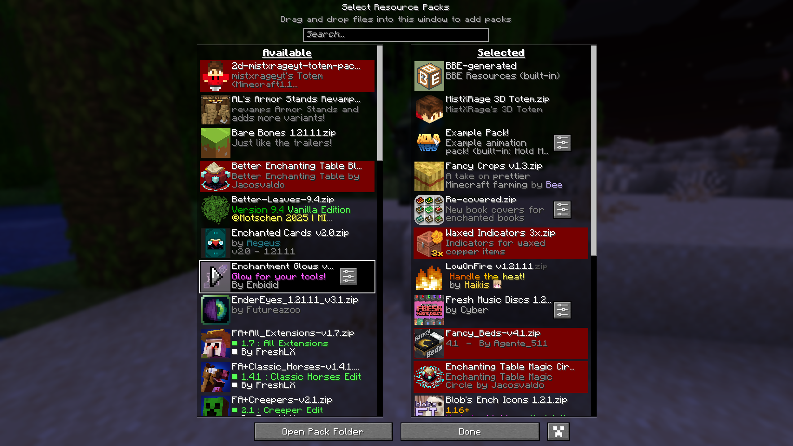 Screenshot modpacku ContentCreatorsTool (3/3)
