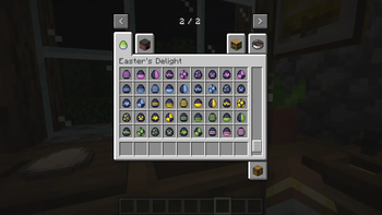 Assortment of dyed eggs