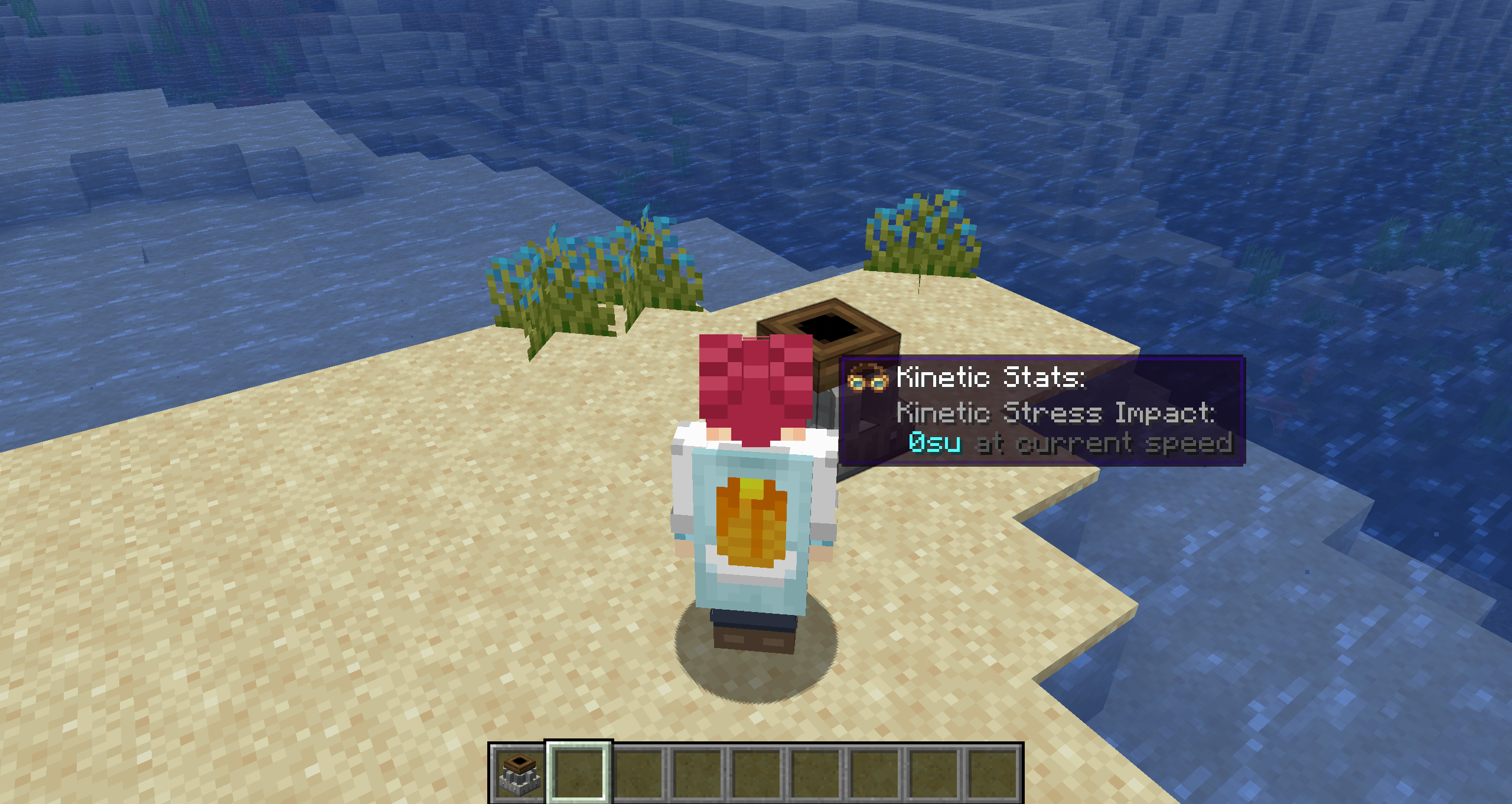 Goggles HUD being shown in creative mode without wearing goggles