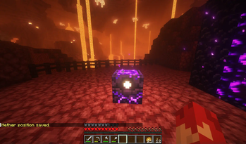 Saving your location in the Nether