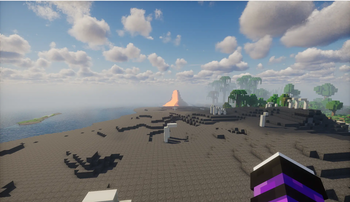Volcano in the Volcano Biome