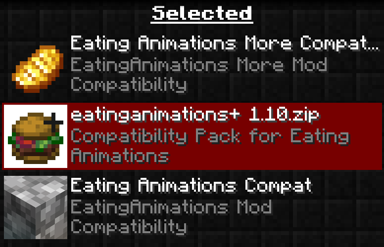 Specific order (to avoid any type of texture error)