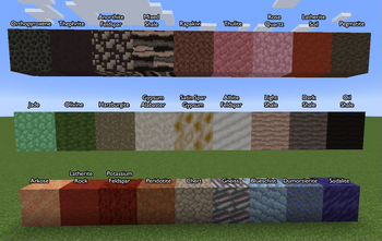 First 27 rocks and minerals