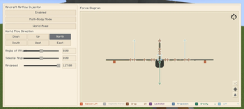 GUI of Aircraft Airflow Injector