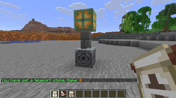 Place a Teleport Stone