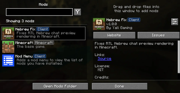 Mod Menu