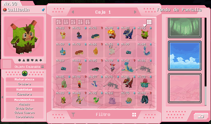 Cobblemon Pink Pastel GUI