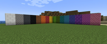 Dyed Rock Bricks!