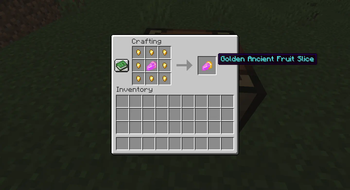 A new craftable food item! It's a literal mouthful.