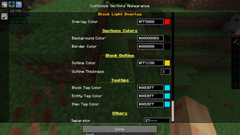 Block Outline Customization