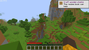After adding Mods and texture packs (FPS shown at Top Right)