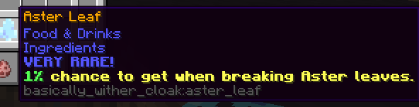 Aster Leaf item