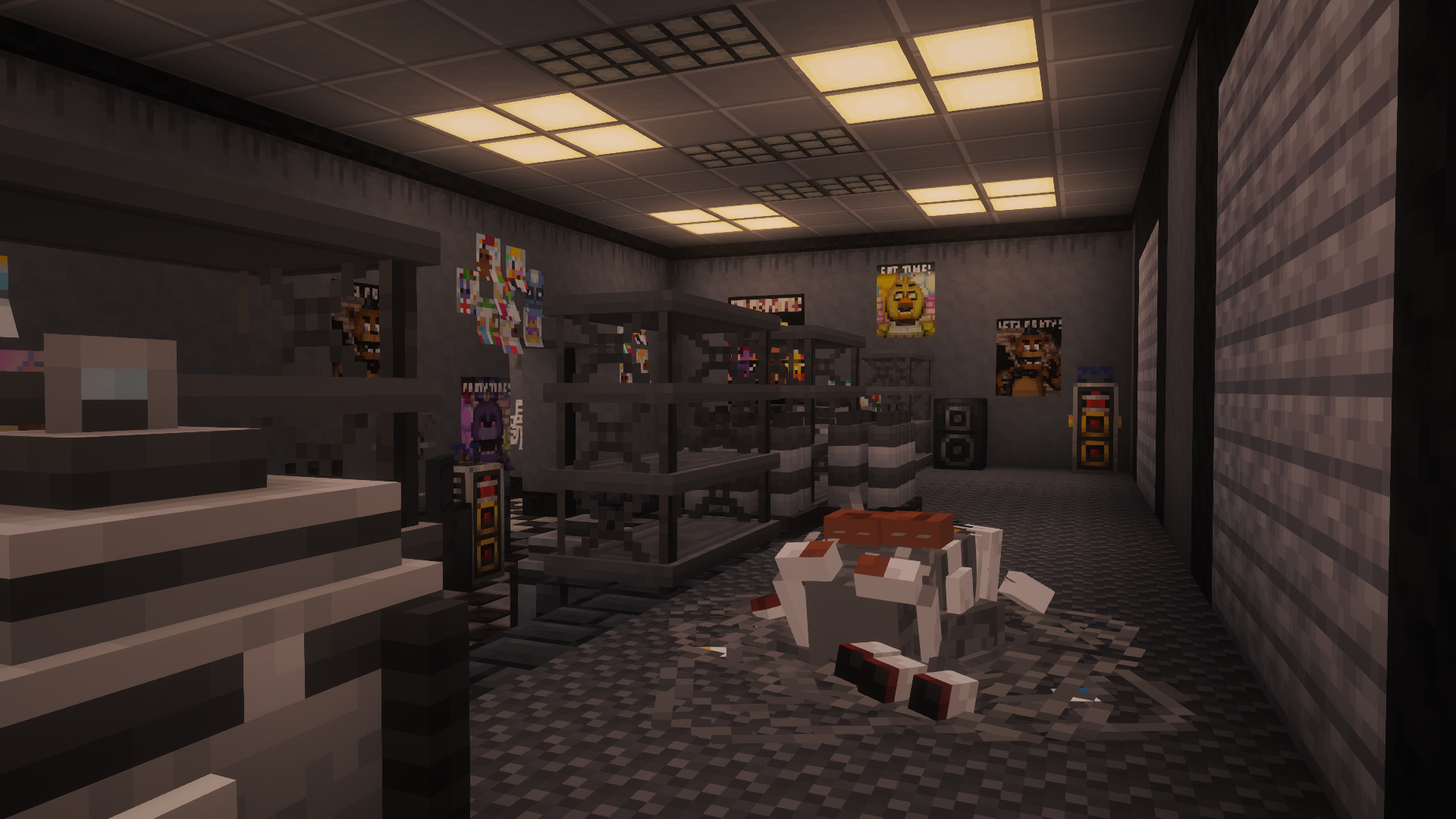 Screenshot modpacku Crazy Kitty's FNaF Management Wanted Pack (1/3)