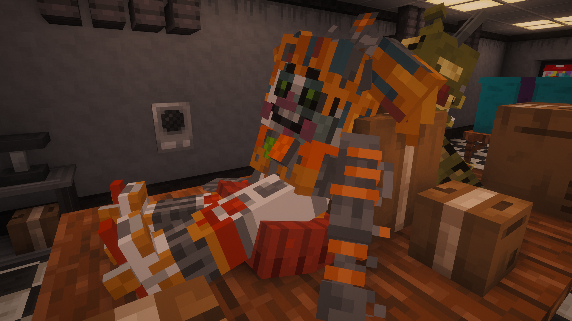 Screenshot modpacku Crazy Kitty's FNaF Management Wanted Pack (2/3)