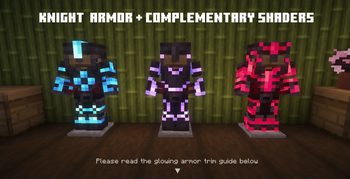 Complementry shaders glowing trims