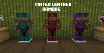 Tinted leather armors