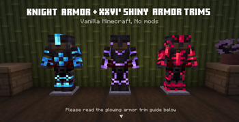 Shiny armor trims compatibility