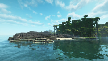 Little sandy cove in a Stony Shore biome