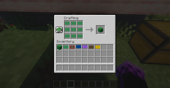Block of money crafting recipe
