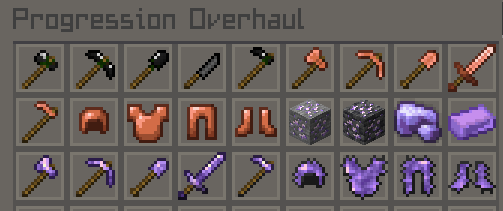 All of the new items (As of 1.5.1)