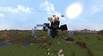 The Wither preparing to use it's Slam Attack