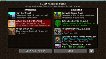 Personal Resource Pack Order