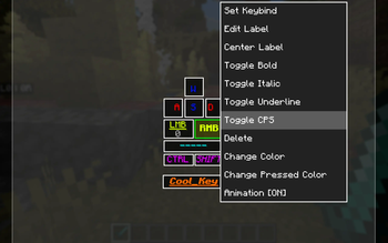 super customized keystrokes in designer screen