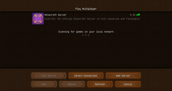 Server Menu