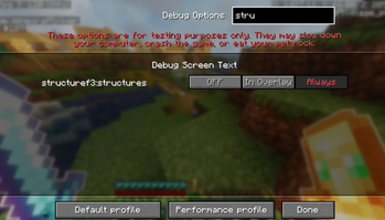 F3+F6 toggle