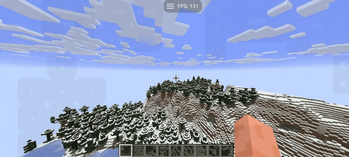 Геймплей с модпаком — 131 FPS
