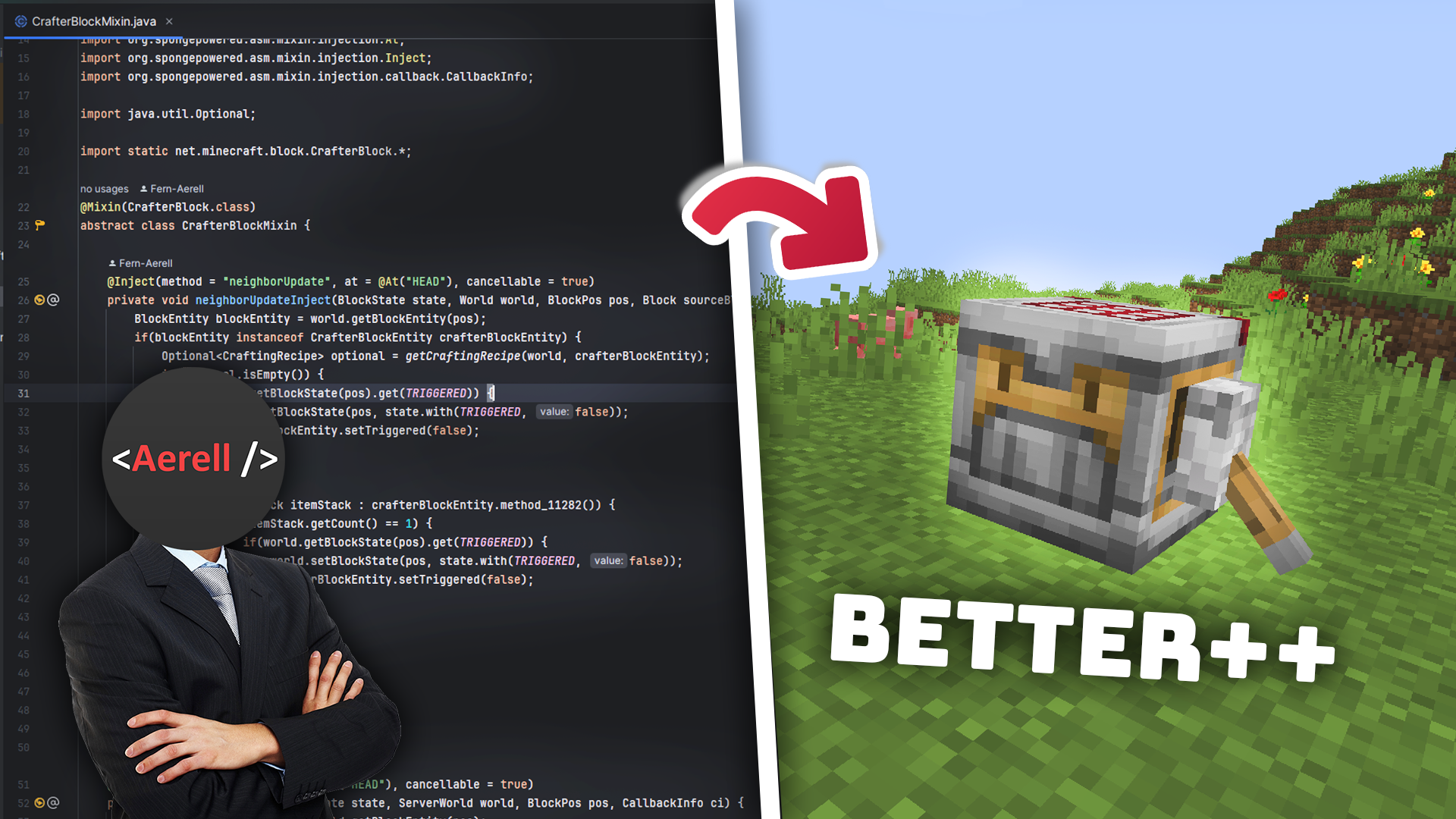 Better Crafter - Minecraft Mod