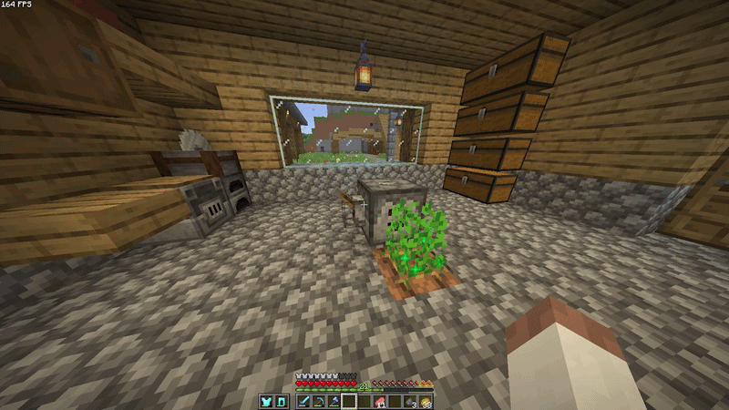 Harvester crops