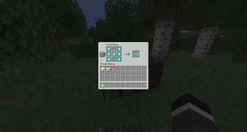 Diamond horse armor crafting recipe